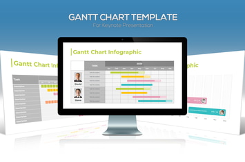 Gantt Chart For Keynote Template