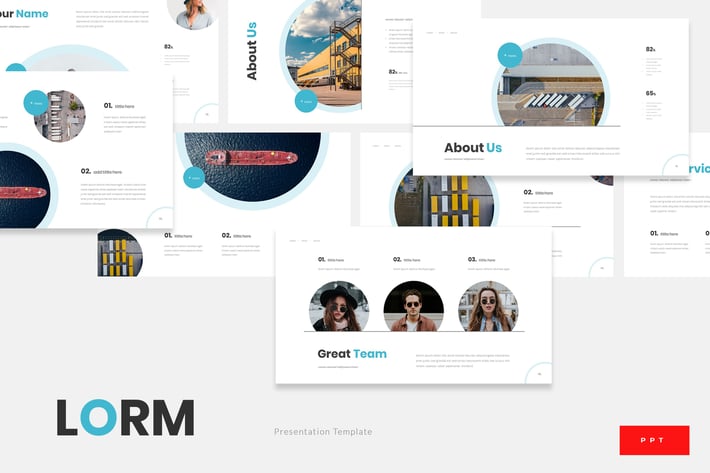 Lorm - International Logistic Powerpoint Template