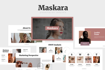 Maskara - Beauty Keynote Template 