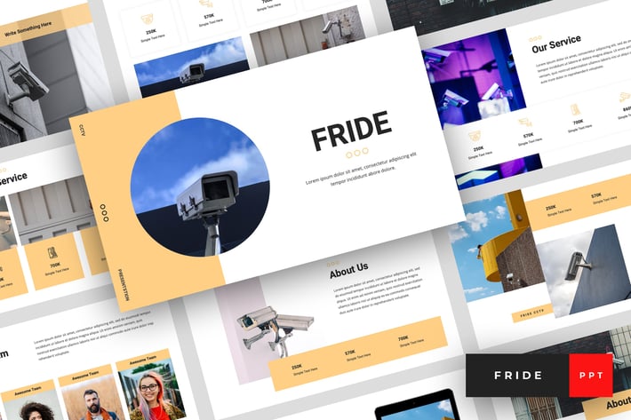 Fride - CCTV PowerPoint Template