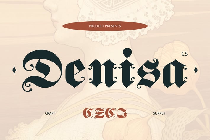 Denisa – Blackletter Font