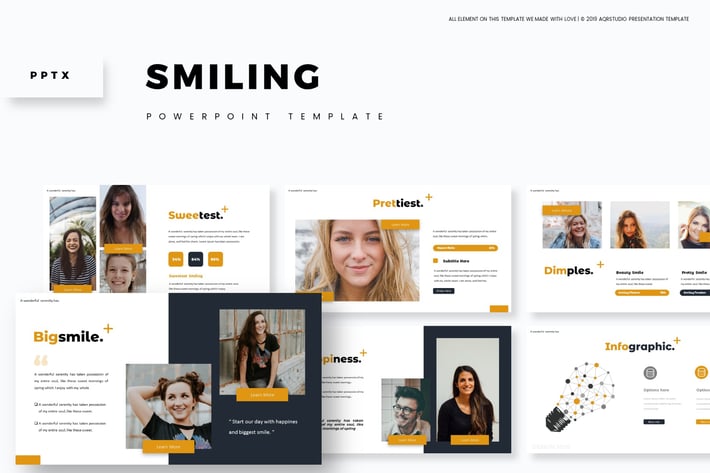 Smiling - Powerpoint Template