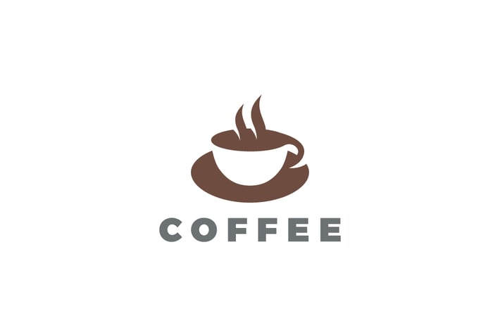 Logo Coffee Cup Hot Drinks Cafe