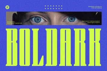 Boldark Font - Powerful Serif for Headline