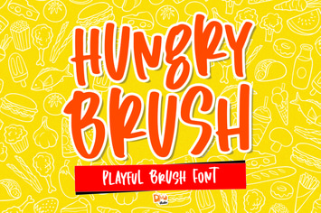 Hungry Brush - Playful Brush Font