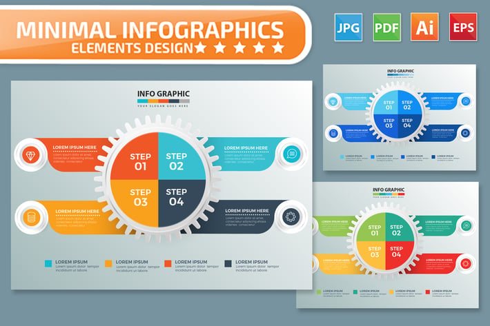 Gear Infographics design
