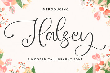 Halsey - Wedding Font