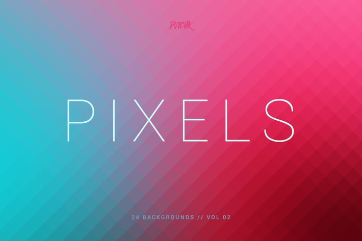 Pixels | Pixelated Backgrounds | Vol. 02