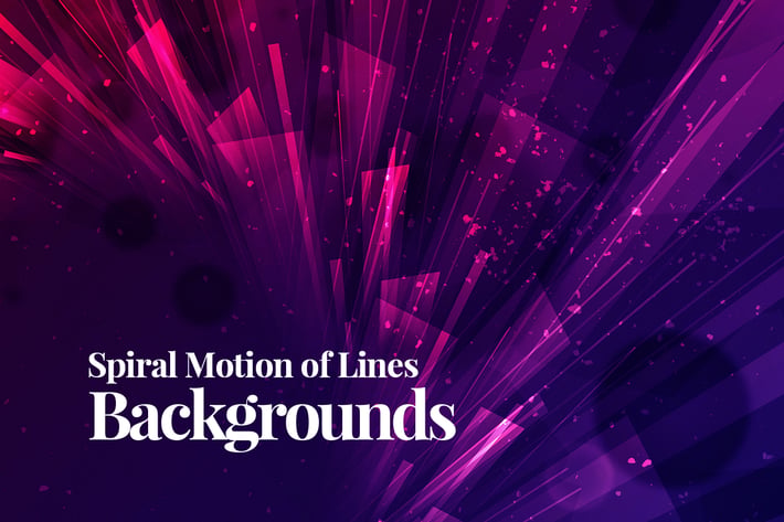 Spiral Motion of Lines Backgrounds