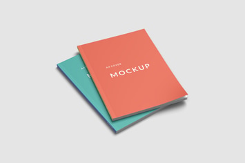 A4 Magazine Cover Mockup