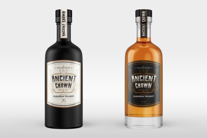 Whiskey Bottle Mock-Up