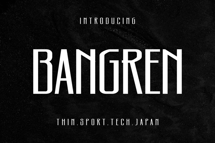 Bangren Font