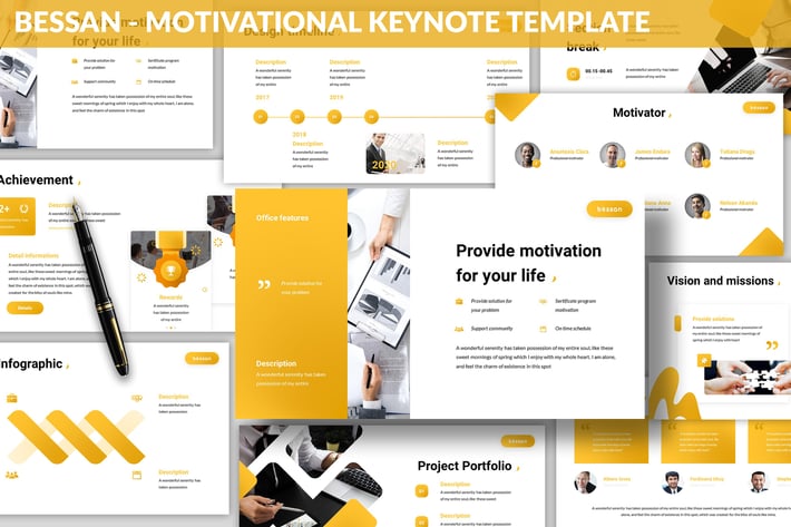 Bessan - Motivational Keynote Template
