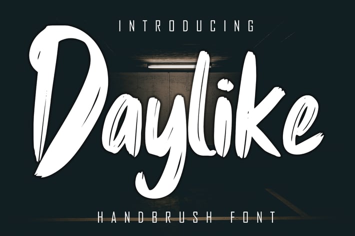 Daylike Handbrush Font