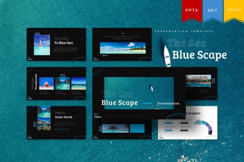 Blue Scape | Powerpoint, Keynote, Google Slides