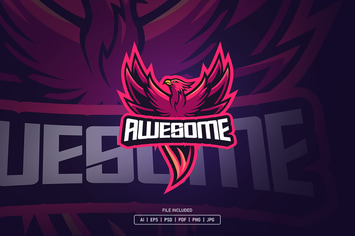 Red phoenix esport logo
