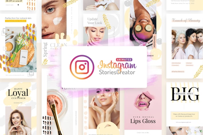 Animated Instagram Stories Creator - Powerpoint V1