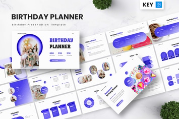 Birthday Planner - Birthday Keynote Templates