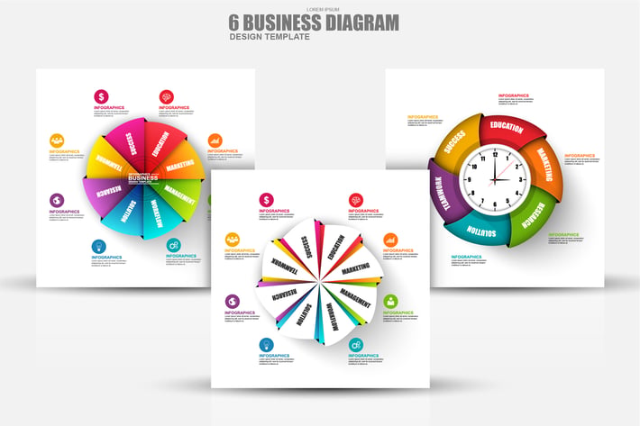 Abstract 3D Business Diagram Infographics