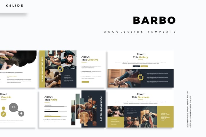 Barbo - Google Slides Template
