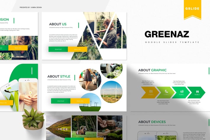 Greenaz | Google Slides Template