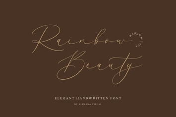 Rainbow Beauty - Wedding Font