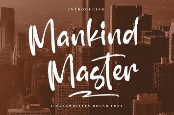 Mankind Master Handwritten Brush Font
