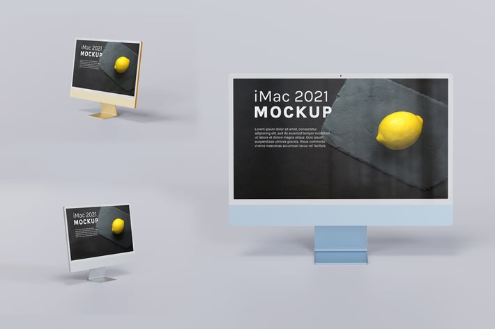 iMac 2021 Mockup