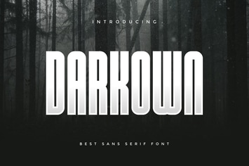 Darkown - Modern Sans Serif Font