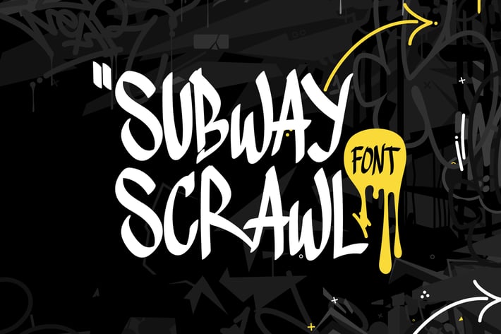 Subway Scrawl - Freestyle Graffiti Font