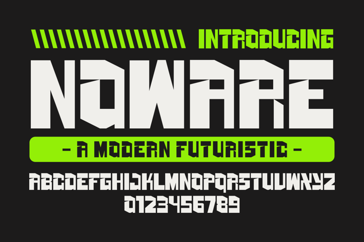 NOWARE FONT