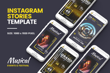 Music Instagram Story Template