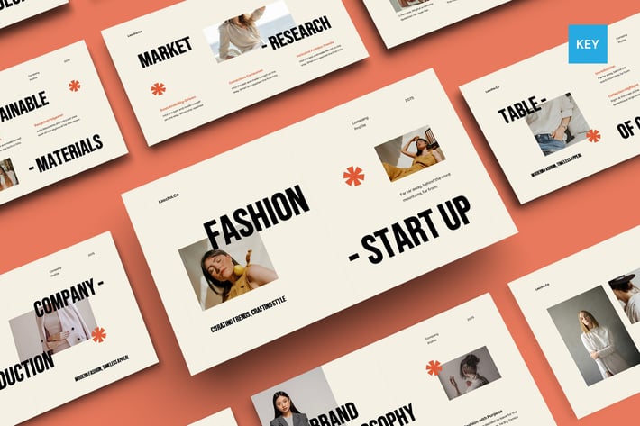 Beige Orange Bold Rebrand Fashion Start Up | 003
