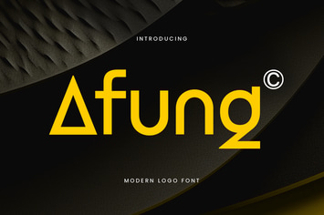 Afung - Modern Logo Font