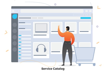 Service Catalog CRM Illustration
