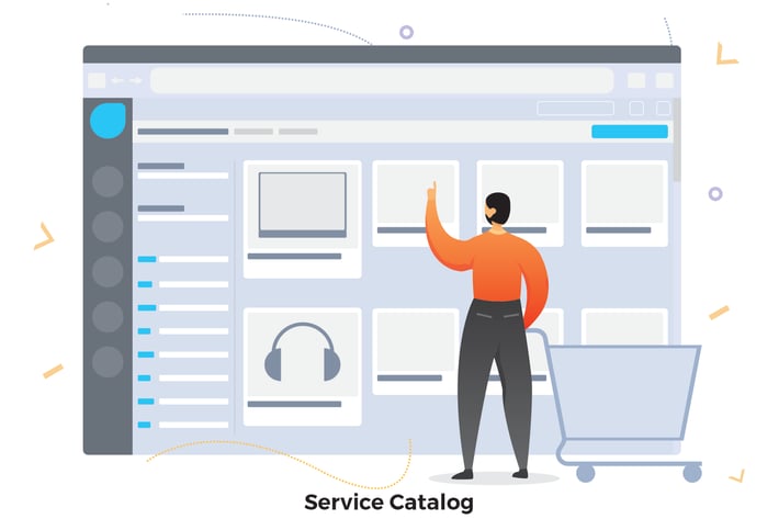 Service Catalog CRM Illustration