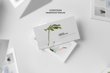 Contain : Simple & Minimal Business Keynote