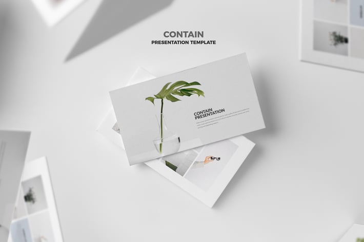 Contain : Simple & Minimal Business Keynote