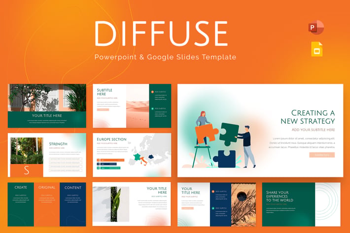 Diffuse Powerpoint & Google Slides Template