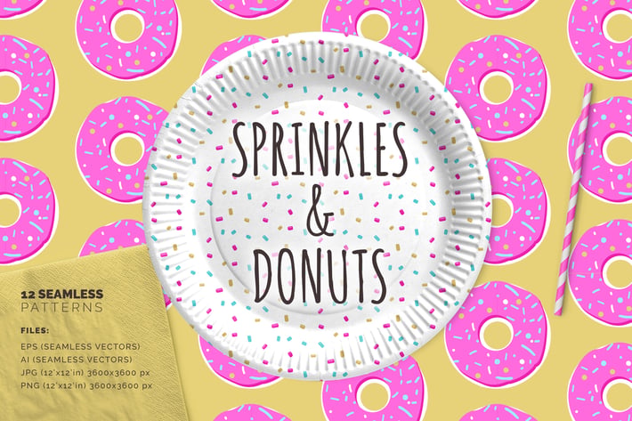 Sprinkles & Donuts Patterns