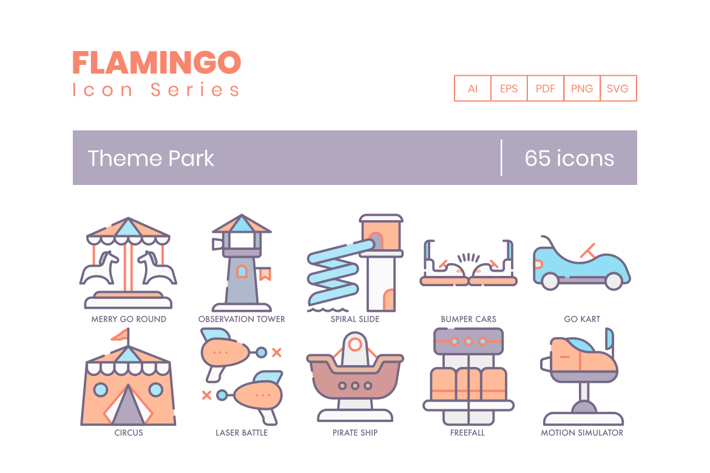Theme Park Icons