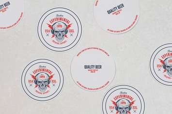 Drink Coaster Mock Up