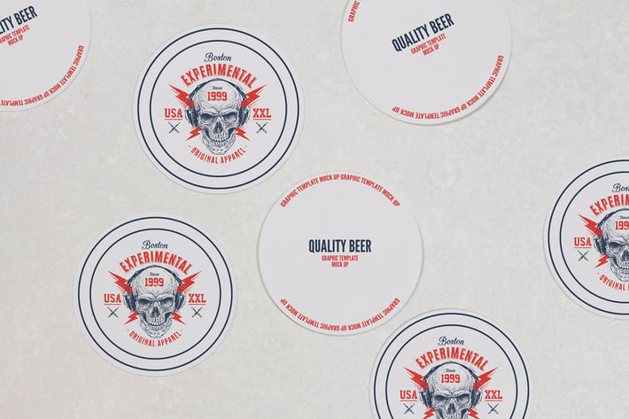 Drink Coaster Mock Up