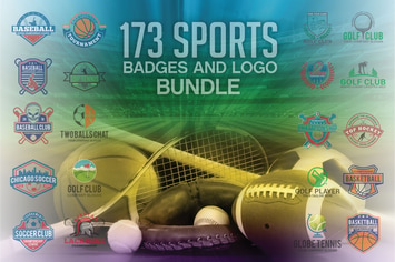 173 Sports Badges and Logo Bundle