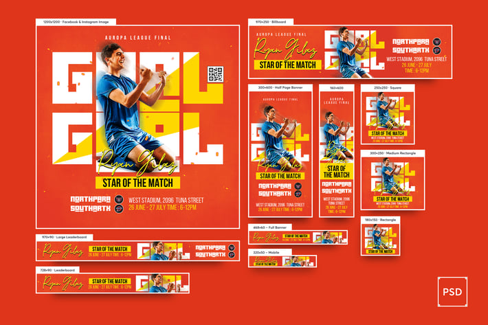 Soccer Banners Ad