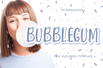 Bubblegum Fun Advertisement Font