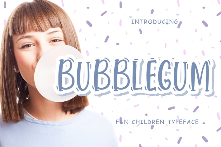 Bubblegum Fun Advertisement Font