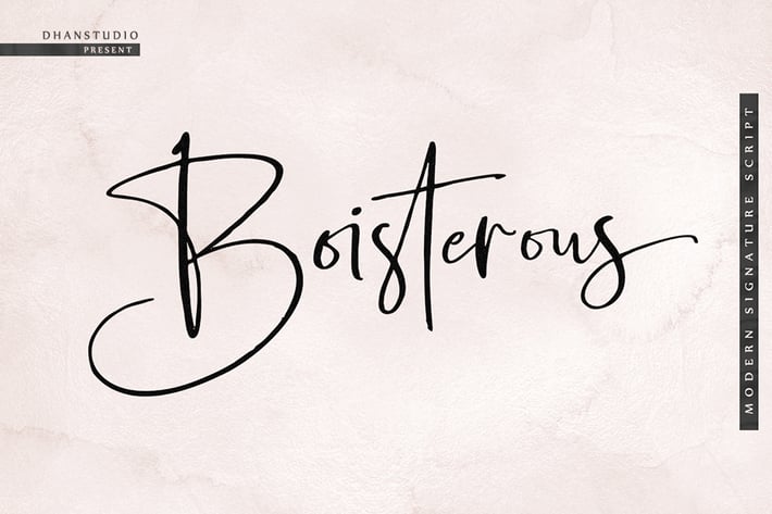 Boisterous Signature Script