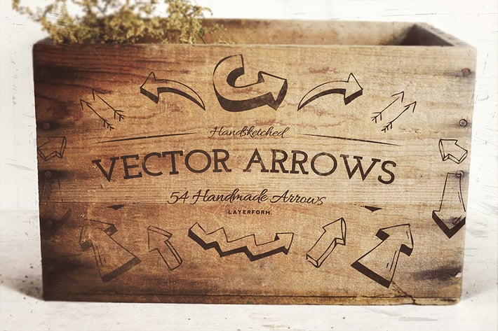 54 Handsketched Vector Arrows