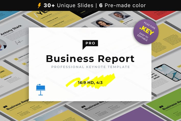 Business Report PRO Keynote Template